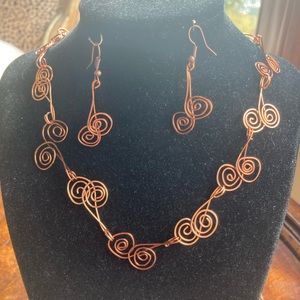 Copper swirls